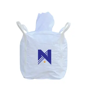 Industrial FIBC Bulk Bags Waste Rubbish Heavy Duty Woven 1 Tonne Jumbo Bags Storage Sack