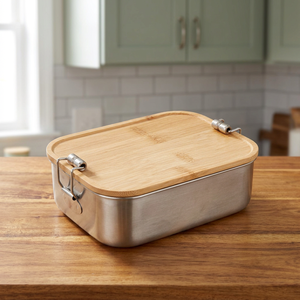 Bamboo Lid BPA-Free <b>Lunch</b> Container Kid Adult Eco Friendly Snack <b>Lunch</b> <b>Box</b> - Product Image 1