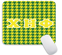 Tapis de souris carré de haute qualité pour sororité, vente en gros d'usine, design personnalisé, base en caoutchouc antidérapante