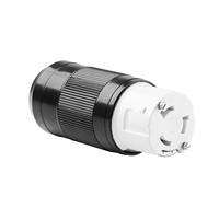 Conector de Alimentación NEMA SS2-50R de 50 Amperios, Cubierta para Cable de Alimentación de RV, Enchufe con Bloqueo Giratorio