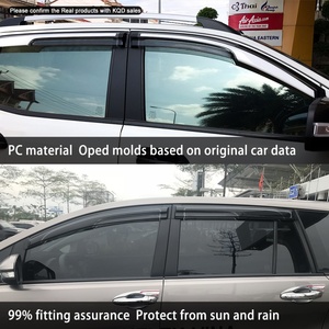 แผ่นบังแดดกันฝนสำหรับประตูรถยนต์  สำหรับ Toyota Fortuner ปี 2012-2015 - Product Image 5