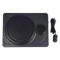 Subwoofer de Audio para Auto de Aleación de Aluminio, Ultrafino, con Tweeter, Altavoz Doble, 12V, 20Hz-20KHz, Alta Potencia