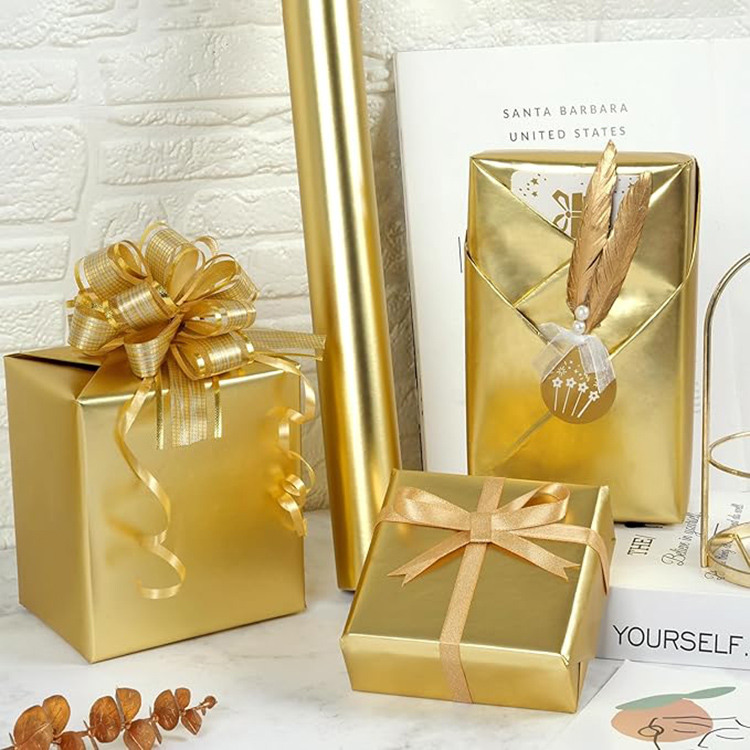 Moisture-proof 93gsm Branding and Customization Durability Aluminum Paper Metalized Paper for Food Gift Packages