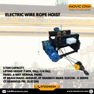Compre un Polipasto Eléctrico de Cable para Grúa EOT |   Solución confiable de elevación por cable para usos industriales: Polipasto eléctrico de cable metálico - Product Image 5