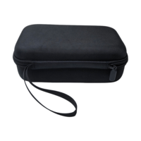 Sac de voyage et étui multifonctionnels personnalisables en EVA imperméable et antichoc, noir, 22*13*8CM