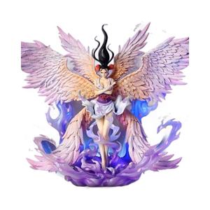 One Pieced <span class=keywords><strong>King</strong></span> JT Sky Painting Six Wings Robin Double Head Carving GK Angel Arrival Statue Ornaments Boxed Anime Figures - Product Image 5