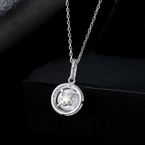 Hot-selling S925 Sterling Silver Freshwater Pearl Pendant Necklace Luxury Women's <b>Jewelry</b> Holiday Gift - Product Image 4