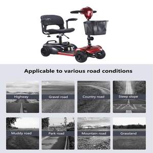 สกู๊ตเตอร์เคลื่อนที่สำหรับ<span class=keywords><strong>ผู้</strong></span><span class=keywords><strong>สูงอายุ</strong></span>สกูตเตอร์ไฟฟ้าระยะไกลสำหรับงานหนัก4<span class=keywords><strong>ล้อ</strong></span>พร้อมที่ชาร์จและตะกร้า - Product Image 3