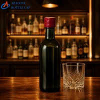 Bouchon de bouteille ROPP 28 mm en aluminium, fermeture inviolable pour vin et spiritueux
