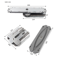 Organisateur rotatif à 360 degrés, étagères mobiles, meuble de rangement d'angle haut pour quincaillerie, armoire de rangement dissimulée, système d'ouverture rotatif pour bureau et cuisine