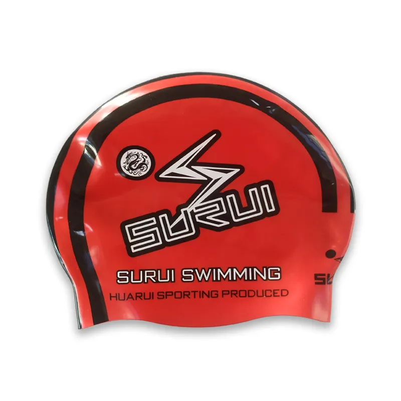 OEM silikon schwimmen kappe Integrierte guß druck erwachsene angepasst logo schwimmen kappe