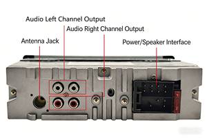 Car MP3 <b>Player</b> with <b>USB</b> AUX FM Transmitter BT5.0 WAV Support RGB Lights for Dashboard Mount - Product Image 5