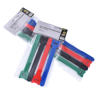 Attaches-câbles auto-agrippants réutilisables double face en nylon écologique et coloré