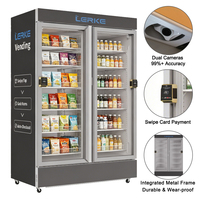 Máquina Expendedora Combinada de Aperitivos y Bebidas LERKE, Máquina Expendedora Comercial para Zonas Costeras/Turísticas
