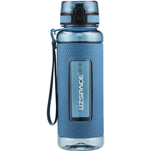 UZSPACE 950 мл пользовательский серый фруктовый инфузер бутылка для воды BPA без тритана перерабатываемая Экологически чистая для мужчин женщин фитнес бутылка для воды