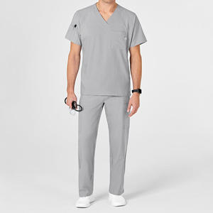 Uniformes Médicos Personalizados para Hospital, Uniformes Médicos al por Mayor, Uniformes Médicos de Manga Corta, Conjuntos de Uniformes de Enfermería - Product Image 1