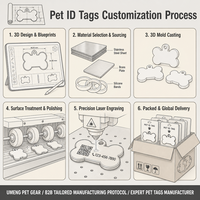Étiquette d'identification personnalisée en silicone pour animaux de compagnie, en forme d'os, pour chien ou chat, avec porte-clés