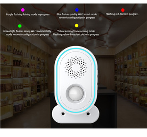 Bel Pintu WiFi Tuya Anti Maling <span class=keywords><strong>Sensor</strong></span> Gerak <span class=keywords><strong>PIR</strong></span> <span class=keywords><strong>Alarm</strong></span> Bel Pintu - Product Image 5