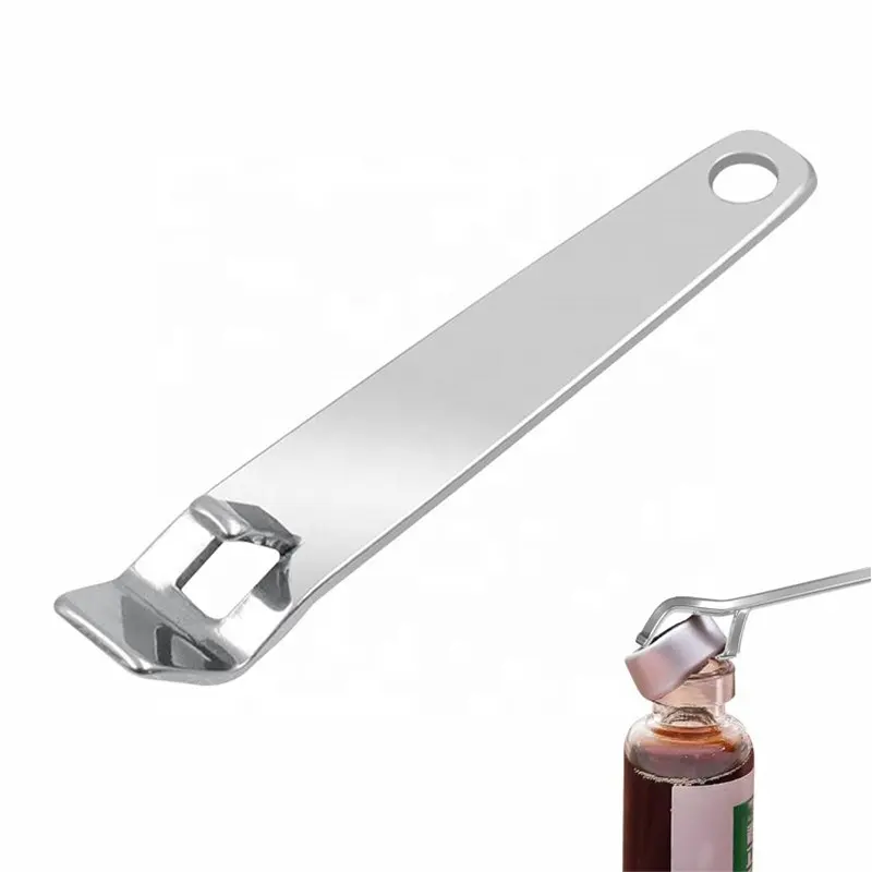 Stainless Steel Multi-function Oral Liquid Beer Opener Bottle Crowbar Tool Mini Medication Lid Bottle Vial Cap Opener For Nurses