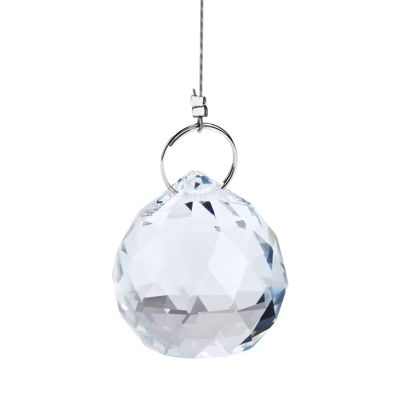 decorative ball plastic crystal