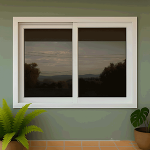 Fenêtre coulissante UPVC à glissement fluide, roulettes tandem robustes, rail en acier inoxydable, triple vitrage hermétique haute performance pour manoir de luxe - Product Image 2