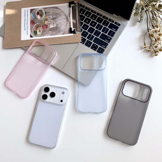 Ultra-Thin Matte Phone Case for iPhone 17 Air 16 15 14 Plus 13 12 11 Pro Max Translucent Hard Frosted PC Shockproof Bumper Cover