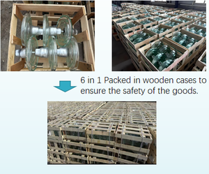 IEC Standard Anti-Fog 120BP Toughened Glass Disc <strong>Insulator</strong> High Voltage for Suspension <strong>Insulator</strong> <strong>Strings</strong> - Product Image 6