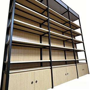 حامل عرض معدني فائق الوزن من جانب واحد خزانة مستحضرات تجميل خفيفة الوزن لمتاجر الأم والطفل - Product Image 2