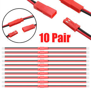 JST 2/10 pares 100/150mm 2 pines enchufe Cable macho/hembra conectores para RC BEC batería helicóptero DIY FPV Drone Quadcopter - Product Image 4