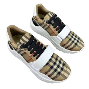 Chaussures de sport décontractées de luxe à carreaux, style créateur, haute qualité, à semelle épaisse et légères, très tendance - Product Image 6