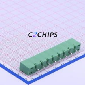 DB2EVM-7.62-8P-GN Plug-in Terminal Block Through hole,P=7.62mm Connector Board-to-Board / <b>Socket</b> Closed <b>Screw</b> Fixing 1x8P 7.62mm - Product Image 2