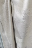 Tissu de rideau en chenille à motif nuage personnalisé en usine, adapté aux chambres à coucher et aux salons