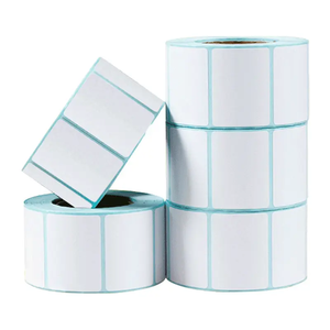 Recyclable Custom Thermal <b>Labels</b> Self-Adhesive Thermal <b>Waterproof</b> 260 Per Roll Specialty Paper Promotion - Product Image 6