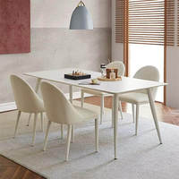 Meubles de cuisine en marbre au prix d'usine moderne, table de salle à manger pour restaurant