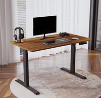 Bureau de travail moderne en fer pour e-sport, ergonomique, réglable en hauteur électriquement, table assis-debout, usage commercial, 1 à 5 ans