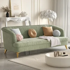 舒适美式面料当代客厅家具家居现代休闲2座沙发沙发