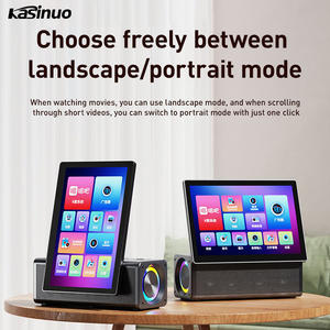 Altavoz de <span class=keywords><strong>Karaoke</strong></span> de 14,1 pulgadas con pantalla Control táctil Altavoz WIFI Altavoz de fiesta Micrófono dual para el hogar, <span class=keywords><strong>Karaoke</strong></span> - Product Image 4