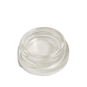 Wadah kosmetik stoples krim mata kaca dasar tebal profil rendah bulat 7ml dengan tutup putih/hitam - Product Image 6