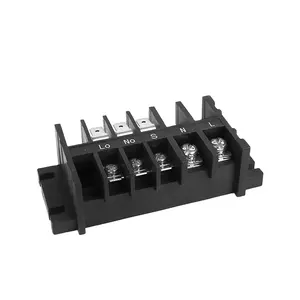 Chine approvisionnement petite taille boîte de jonction 4mm pas 30A 600V 6Pin noir PCB connecteur bornier