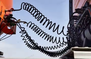 7 p 24v ट्रेलर सुज़ी लीड कॉइल केबल एन टाइप फ्लेक्स इलेक्ट्रिक 7 पिन पोल सर्पिल कर्ली केबल अर्ध ट्रक वोल्वो के लिए प्लास्टिक प्लग के साथ - Product Image 6