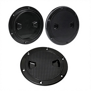 ABS Plastic Marine Round Non Inspection Hatch Deck Plate Detachable Cover 5 Inch Ship <b>Yacht</b> Boat Hardware Accessories ABS - Product Image 4
