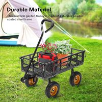 Tongshunfa personnalisation pliant en acier maille jardins fermes chariots de travail chariots extérieurs chariot chariot