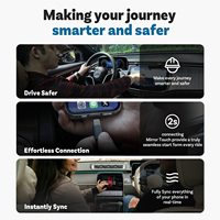 Adaptateur de voiture intelligent sans fil Ottocast avec CarPlay et Android Auto, Bluetooth portable, garantie 1 an
