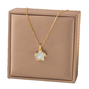 Collier Cœur Tendance en Acier Inoxydable Plaqué Or 18K Mirawell, Pendentif Zircon Coloré Haut <span class=keywords><strong>de</strong></span> Gamme, Perles pour Femme, Vente Chaude Transfrontalière - Product Image 5