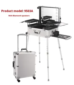 22 pouces Étanche Mode Serviette Matériel Grande Capacité Professionnel Chariot Maquillage Cas Nail Art Beauté Stockage <span class=keywords><strong>Valise</strong></span> - Product Image 6