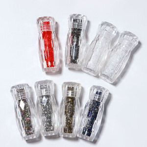 Diamantes de imitación de neón para mujer, joyería de Metal, constelaciones, redondos, coloridos, Natural, diseño para decoración de <span class=keywords><strong>uñas</strong></span> 3D - Product Image 5