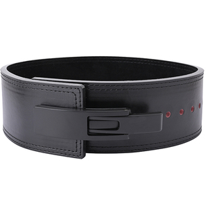 Custom Logo Drop Shipping Leather <b>Back</b> <b>Support</b> Powerlifting Weightlifting Gym Lever Lifting Belt - Product Image 1