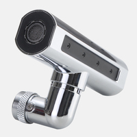 SANIPRO 1080 degrés Rotation 4-en-1 Anti-éclaboussure évier robinet d'eau Extender ABS robinets aérateur buse cuisine robinet accessoires