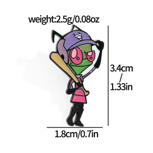 XZ2464 Alien Trespass película americana <span class=keywords><strong>ciencia</strong></span> ficción género lindo insignias botón broche alfileres esmalte duro solapa Pin bloques <span class=keywords><strong>de</strong></span> construcción - Product Image 5