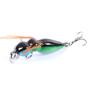 4,5 cm 3,3G Señuelos de insectos Mini Bionic Ant Hard Baits Topwater Crank Baits Minnow Sinking Wobbler Señuelos de pesca con anzuelos triples - Product Image 2